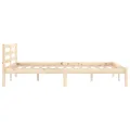 Cadre de lit Bois de pin massif 120x200 cm