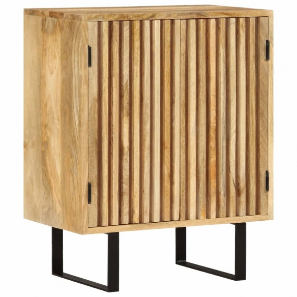 Buffet avec 2 portes 55x35x70 cm bois massif de manguier