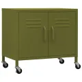 Armoire de rangement Vert olive 60x35x56 cm Acier
