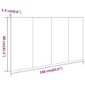 Tête de lit Chêne sonoma 160x1,5x80 cm Bois d'ingénierie