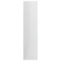 Bibliothèque Blanc brillant 50x25x106 cm Aggloméré