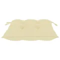 Chaises de jardin 4 pcs avec coussins Bois de teck massif
