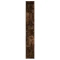 Bibliothèque Chêne fumé 45x24x160 cm Bois d'ingénierie