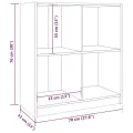 Buffet Blanc 70x33x76 cm Bois de pin massif