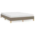 Cadre de lit Taupe 140x200 cm Tissu