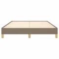 Cadre de lit Taupe 140x200 cm Tissu