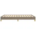 Cadre de lit Taupe 140x200 cm Tissu