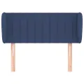 Tête de lit avec oreilles Bleu 93x23x78/88 cm Tissu