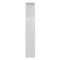 Armoire de tête de lit Blanc brillant 100x18,5x104,5 cm