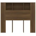 Armoire de tête de lit chêne marron 120x18,5x102,5 cm