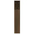 Armoire de tête de lit chêne marron 120x18,5x102,5 cm
