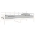 Lit de jour Blanc Bois massif de pin 90x190 cm