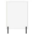 Bureau blanc 140x50x75 cm bois d'ingénierie