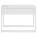 Table d'appoint Blanc 50x50x35 cm Aggloméré