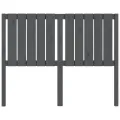 Tête de lit Gris 125,5x4x100 cm Bois massif de pin