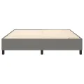 cadre de lit Gris foncé 180x200 cm Tissu