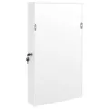Armoire à bijoux avec miroir et éclairage LED mural blanc