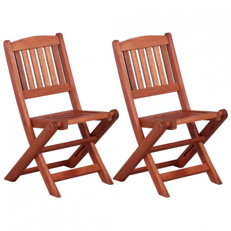 Chaises à manger pour enfants lot de 2 Bois d'eucalyptus