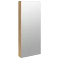 Armoire à bijoux avec miroir et éclairage LED mural