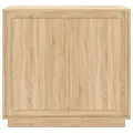 Buffet chêne sonoma 80x34x75 cm bois d'ingénierie