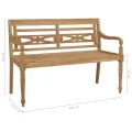 Banc Batavia 120 cm Teck