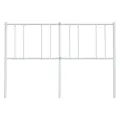 Tête de lit métal blanc 120 cm