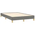 Cadre de lit Gris foncé 120 x 200 cm Tissu