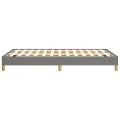 Cadre de lit Gris foncé 120 x 200 cm Tissu