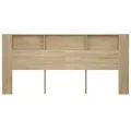 Armoire de tête de lit Chêne sonoma 220x18,5x104,5 cm