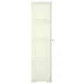Armoire plastique 40x43x164 cm design bois glace à la vanille