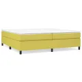 cadre de lit Vert 200x200 cm Tissu