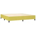 cadre de lit Vert 200x200 cm Tissu