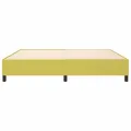 cadre de lit Vert 200x200 cm Tissu