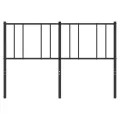 Tête de lit métal noir 160 cm