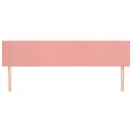 Têtes de lit 2 pcs Rose 100x5x78/88 cm Velours