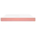 Matelas de lit à ressorts ensachés Rose 180x200x20 cm Velours
