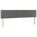 cadre de lit avec matelas Gris 200x200 cm Similicuir