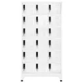 Armoire à casiers Blanc 90x40x180 cm Acier