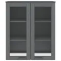 Dessus de buffet HAMAR Gris foncé 85x35x100 cm Bois de pin