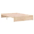 Cadre de lit Bois massif 120x200 cm