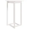 Table de bar Blanc 60x60x110 cm Bois massif de pin