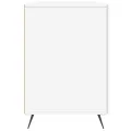 Bureau blanc 140x50x75 cm bois d'ingénierie