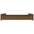 Tiroirs de lit 2 pcs Marron miel Bois de pin massif