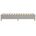 cadre de lit Gris clair 100x200 cm Tissu