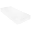 Lit de repos avec matelas 90x200 cm Gris Bois de pin massif