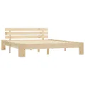 Cadre de lit Bois de pin massif 160 x 200 cm