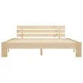 Cadre de lit Bois de pin massif 160 x 200 cm