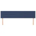 Têtes de lit 2 pcs Bleu 100x5x78/88 cm Tissu