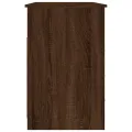 Bureau avec tiroirs Chêne marron 102x50x76 cm Bois d'ingénierie