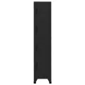 Armoire à casiers Noir 38x45x180 cm Acier
